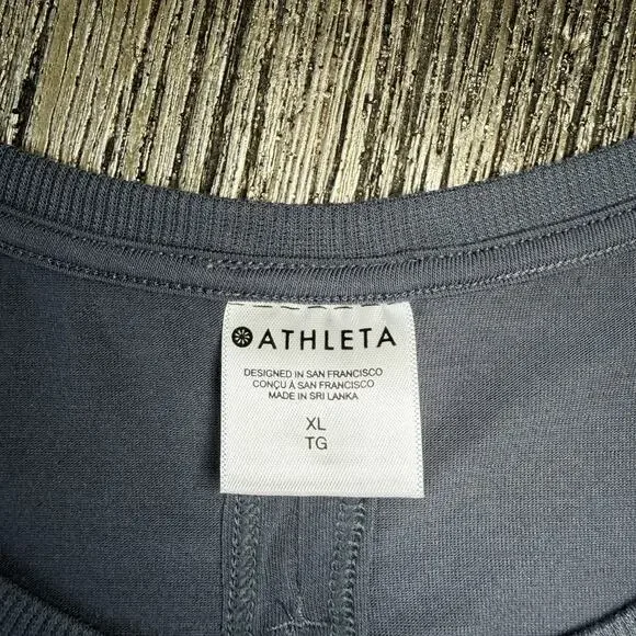 Athleta Women's Bundle Blue Tank Open Back Tank Top XL & All Day Black Skort 8 - Picture 6 of 8